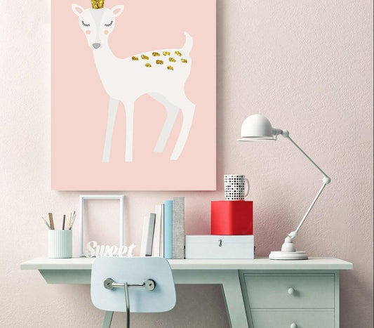 Baby Girl Nursery Personalized, canvas