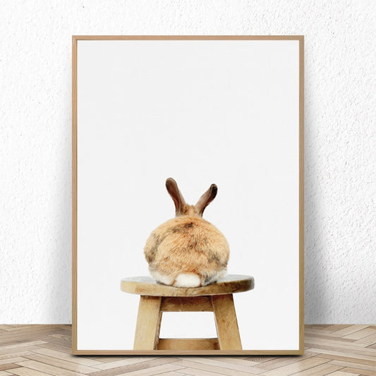 Bunnies, canvas