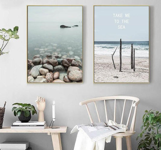 Pebble Beach, canvas