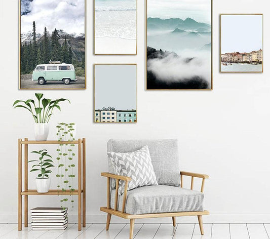 Nordic Travel Landscape, canvas