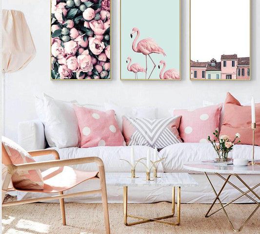 Flamingo Flower, canvas