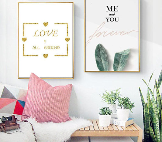 Me and You Forever, canvas