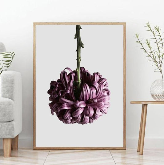 High definition Flower, canvas