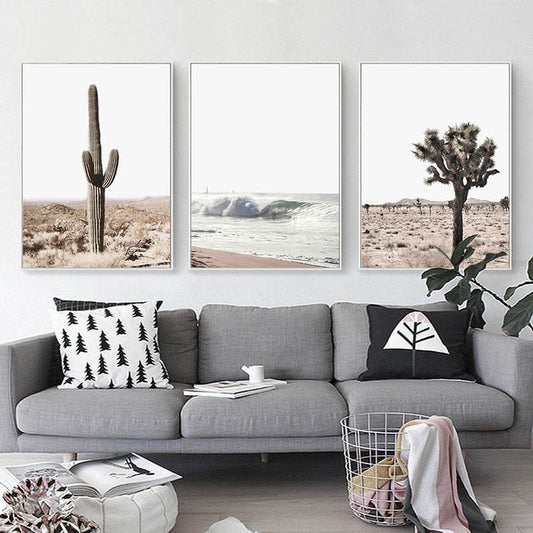 Desert Cactus, canvas