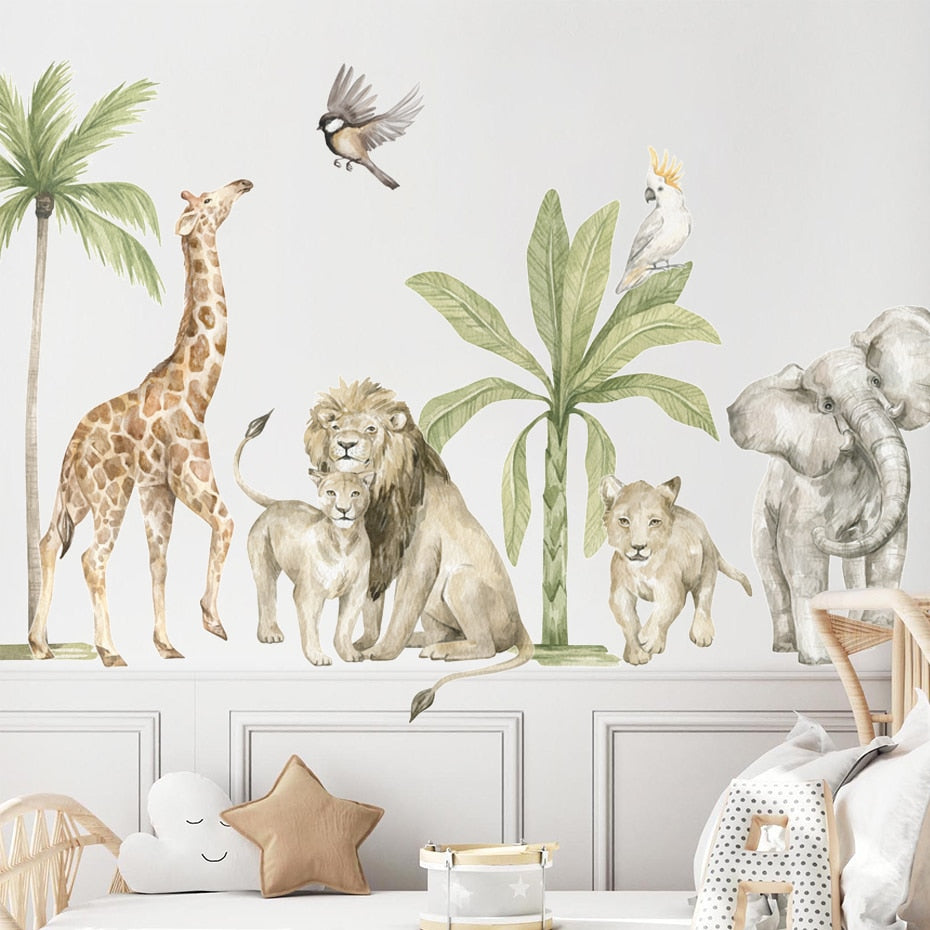 African Animals, Wall Stickers