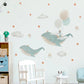 Cartoon Whales, Wall Stickers