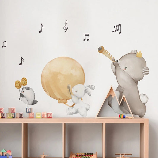 Music Animals, Wall Stickers