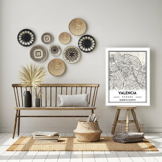 Personalized Maps Type 3, canvas