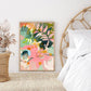 Colorful Tropical Leaves, canvas