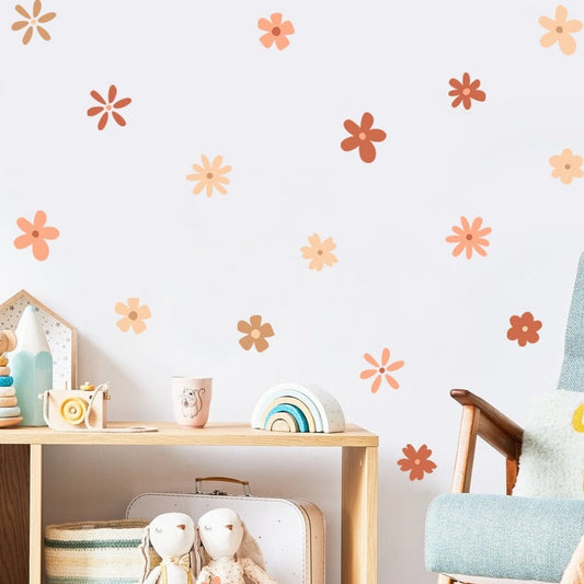 Boho Flowers, Wall Stickers