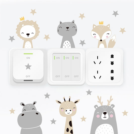 Little Smiling Animals, Wall Stickers