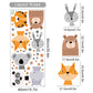 Cute Wild Animals, Wall Stickers