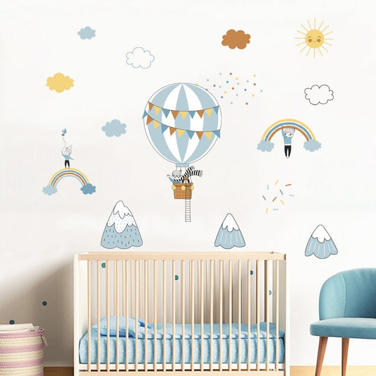 Hot Air Balloon, Wall Stickers
