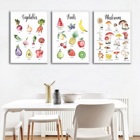 Kitchen Food, canvas