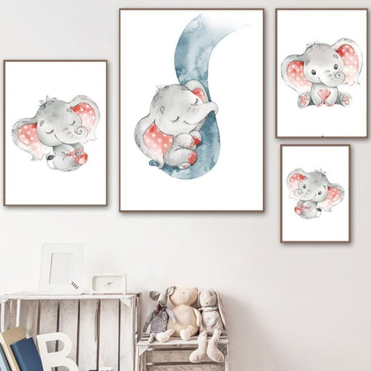 Baby Elephant, canvas