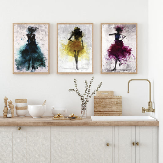 Pretty woman, canvas