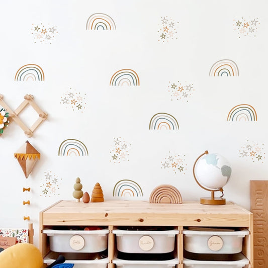 Boho Rainbow&Stars, Wall Stickers