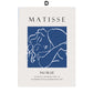 Blue Matisse Art, canvas