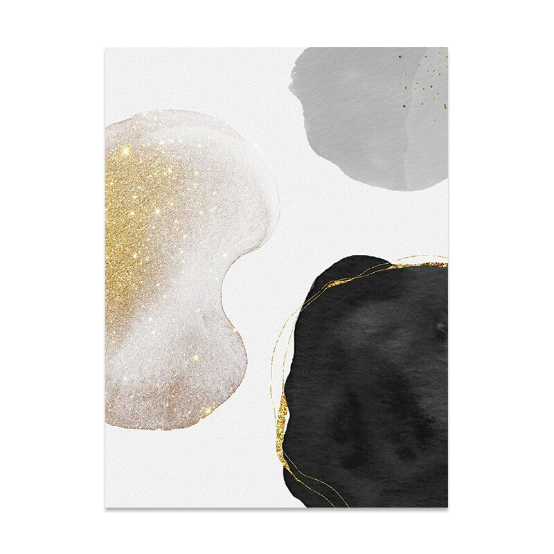 Duo Gold Black, canvas