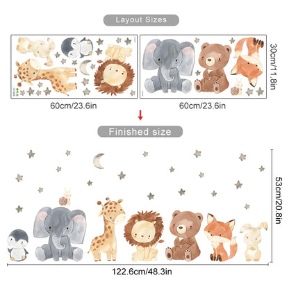 Animals Stars, Wall Stickers