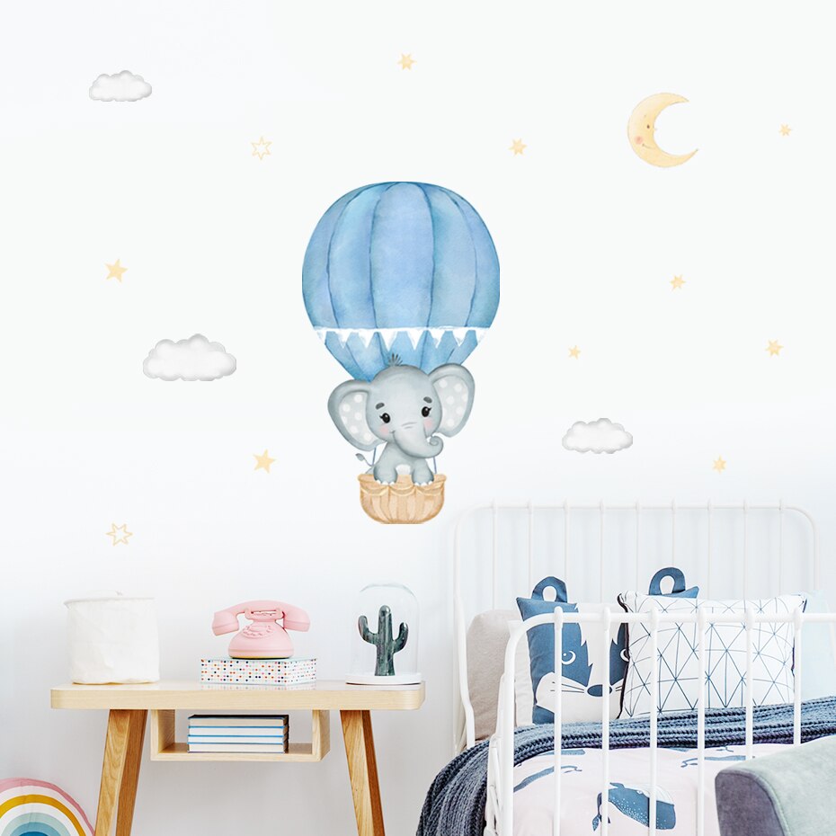 Elephant Balloon, Wall Stickers