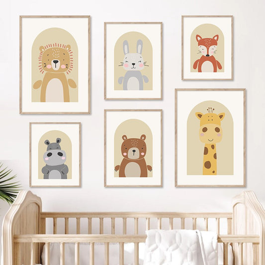 Cute Animals, canvas