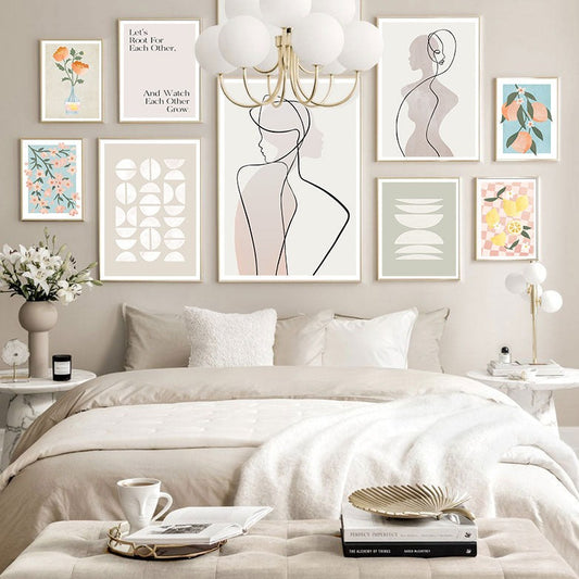 Boho Modern Home, canvas