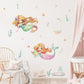 Cute Ocean Girl, Wall Stickers