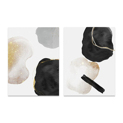 Duo Gold Black, canvas