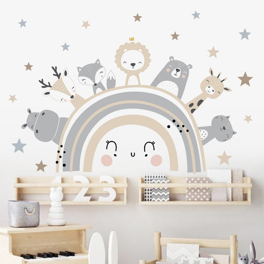 Animals Rainbow, Wall Stickers