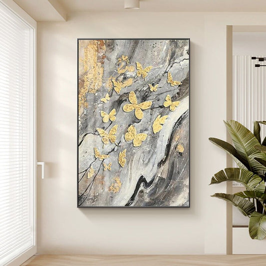 Golden Butterfly, canvas