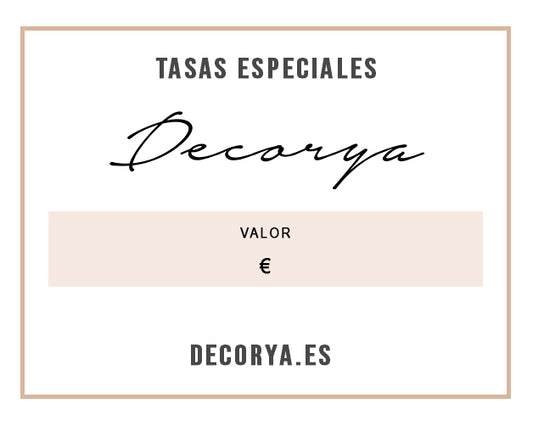 Tasas Especiales