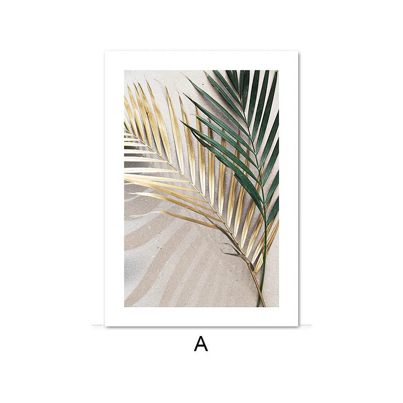 Palm Leaf, canvas