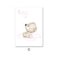 Pink Bear Baby, canvas
