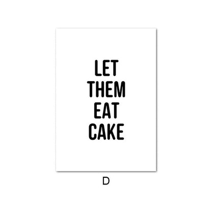 Let Them Eat Cake, canvas