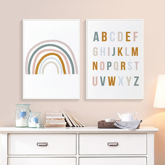 Rainbow Nursery, canvas