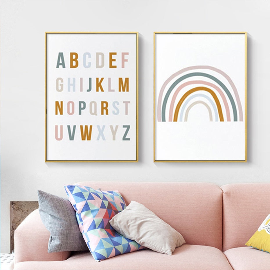 Rainbow Nursery, canvas