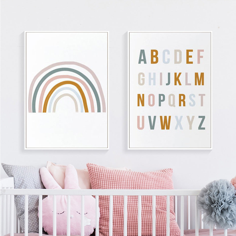 Rainbow Nursery, canvas