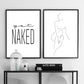 Get Naked, canvas