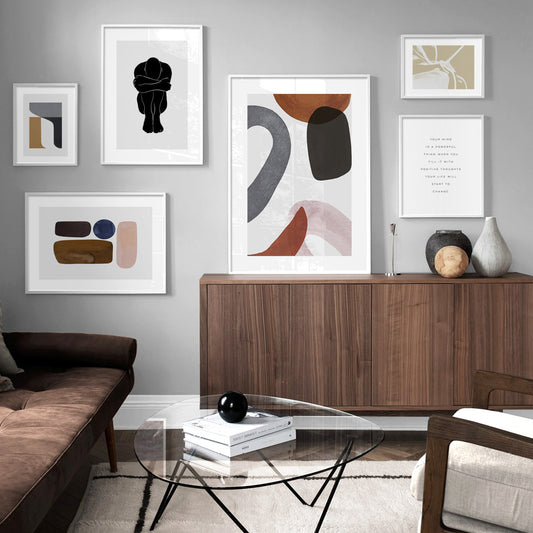 Abstract Color Block, canvas