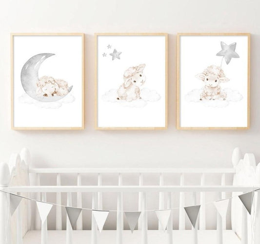 Baby Sheep, canvas