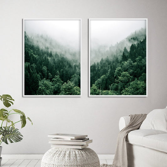 Scandinavian view, canvas