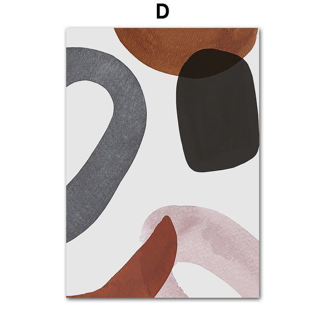 Abstract Color Block, canvas