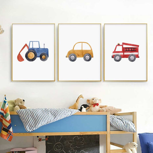 Vehicles On The Road, canvas