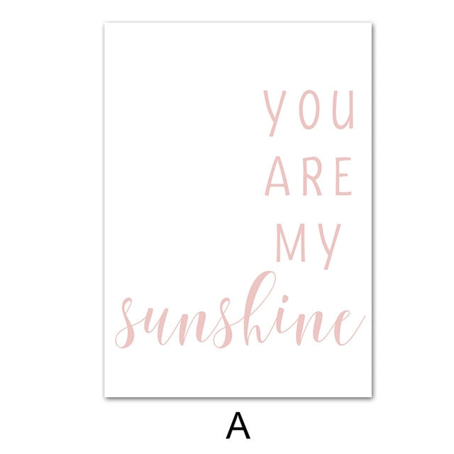 You are my sunshine, canvas