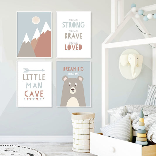 Little Man Cave, canvas