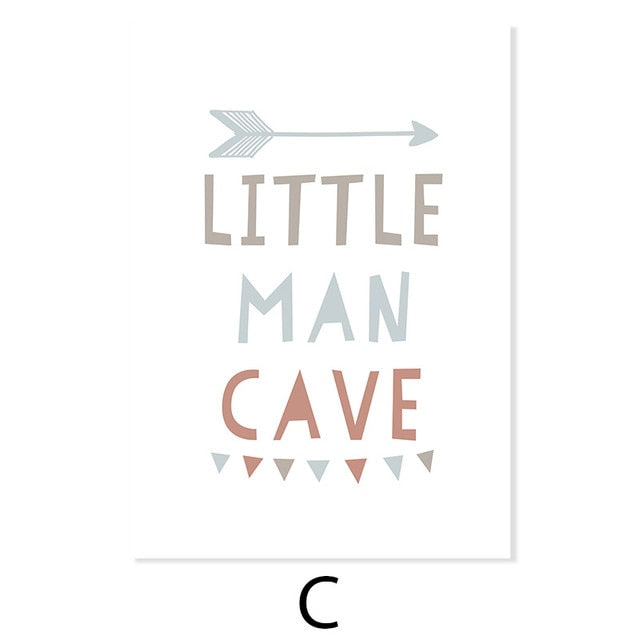 Little Man Cave, canvas