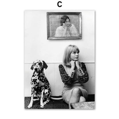 Black and White 1970, canvas