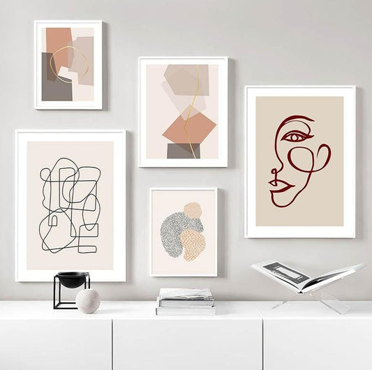 Geometric Tones, canvas