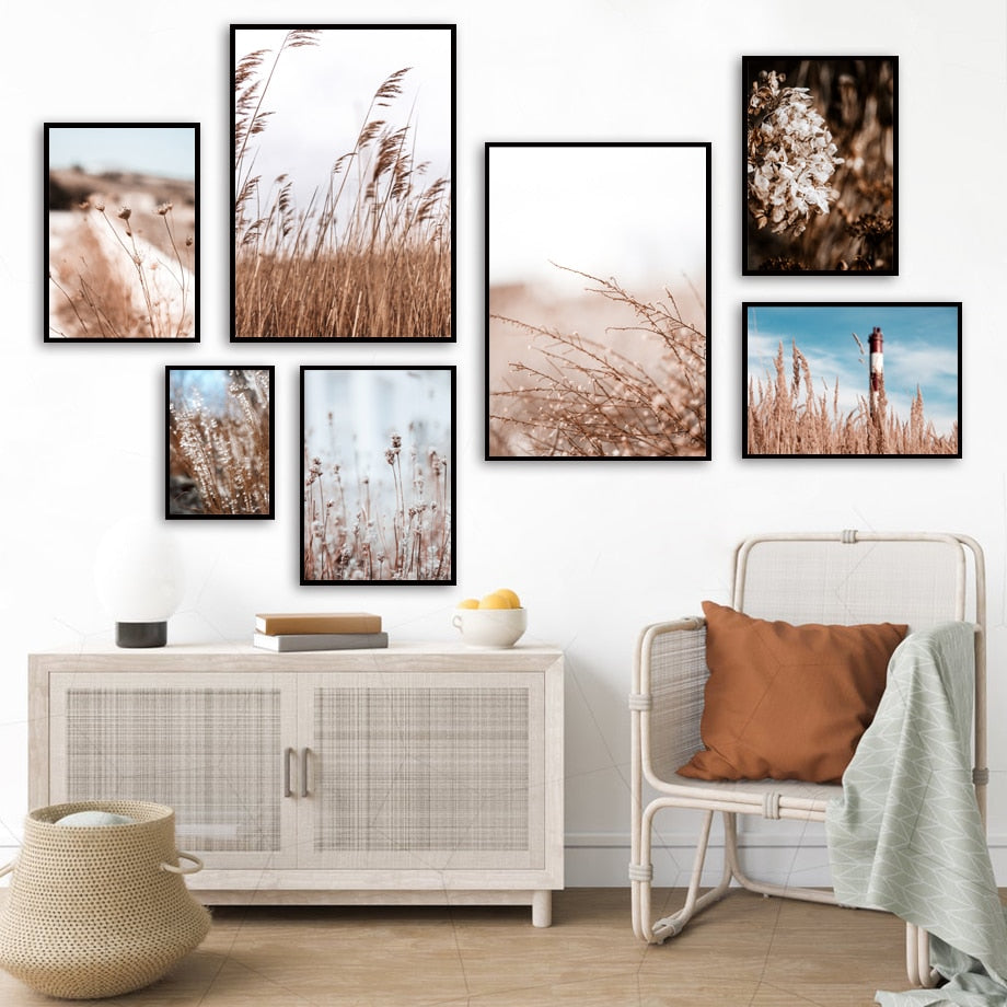 Beige Reed, canvas